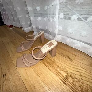 Dolce Vita Blush Block Heel Sandals